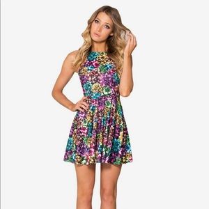 Blackmilk RARE wrapped up reversible skater dress